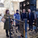 Ferrucci e Michelini in visita al Gruppo Tiberina