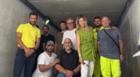 sottopassaggio stazione ripulito