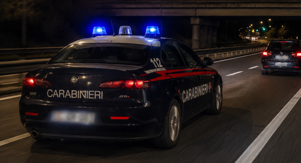 Inseguito sulla E45 getta 50 dosi di cocaina dal finestrino